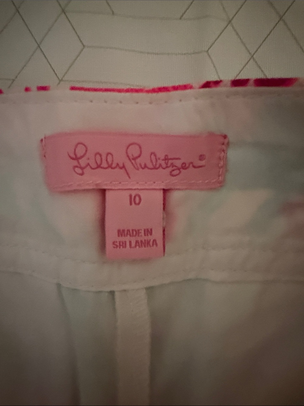 Lilly Pulitzer Floral Skirt with shorts liner in Pink & Teal - Picture 3 of 4